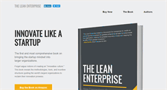 Desktop Screenshot of leanenterprisebook.com